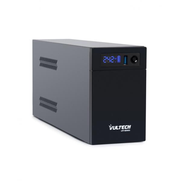 VULTECH UPS 1400VA LFP LINE INTERACTIVE CON SCHERMO LED - BATTERIA LITIO FERRO FOSFATO LIFEPO4 [UPS1400VA-LFP]