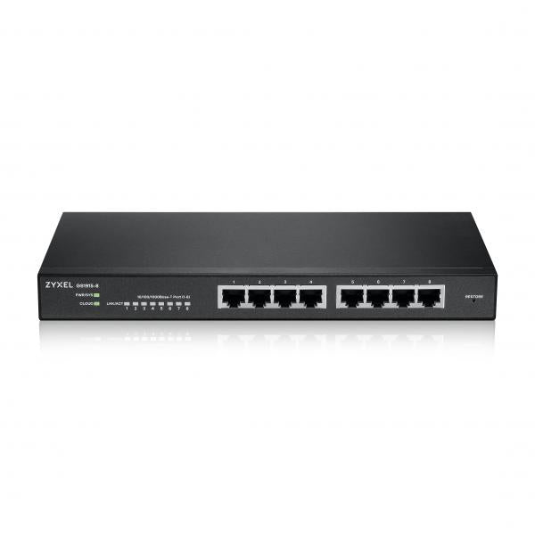 Zyxel GS1915-8 Gestito L2 Gigabit Ethernet (10/100/1000) Nero [GS1915-8-EU0101F]