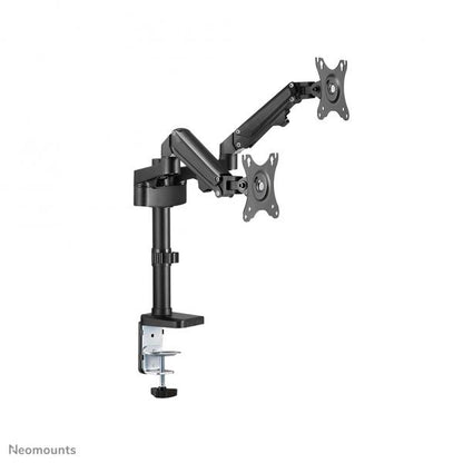 Neomounts 10-27 inch - Flat Screen Monitor Arm - 2 Screens - Full Motion - Max 7KG - Black [DS70-750BL2]