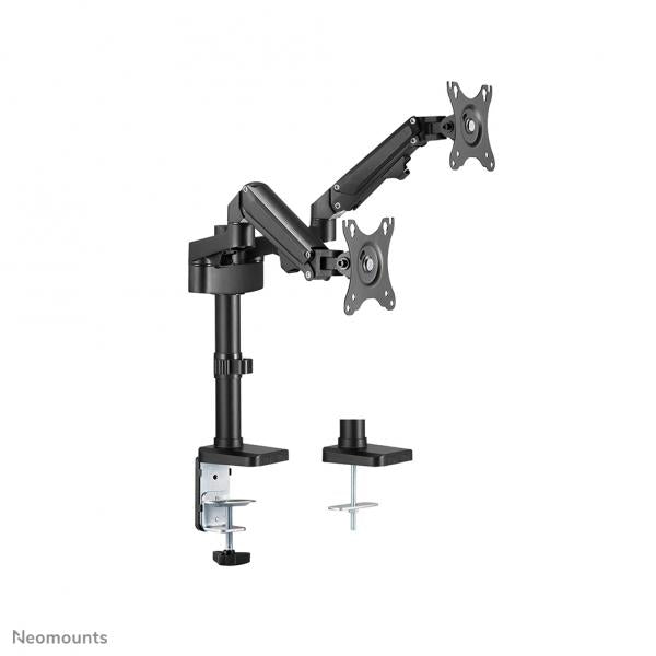 Neomounts 10-27 inch - Flat Screen Monitor Arm - 2 Screens - Full Motion - Max 7KG - Black [DS70-750BL2]