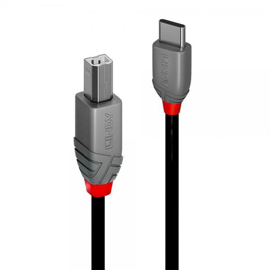 Lindy 36941 cavo USB 1 m USB 2.0 USB C USB B Nero [LINDY36941]