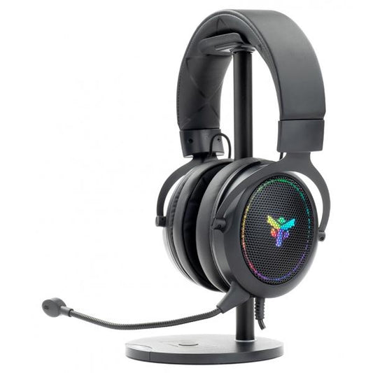 ITEK CUFFIE GAMING 7,1 VIRTUALE, CONTR.VOLUME, RGB, LED, USB, MIC REMOVIBILE [ITHGH500]