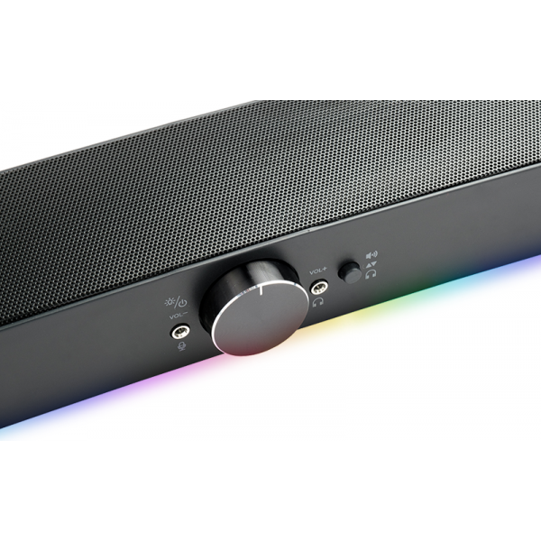 ITEK GAMING SOUNDBAR, RGB, BLUETOOTH, JACK 2x3.5mm, USCITA MIC E CUFFIE [ITSDS100]