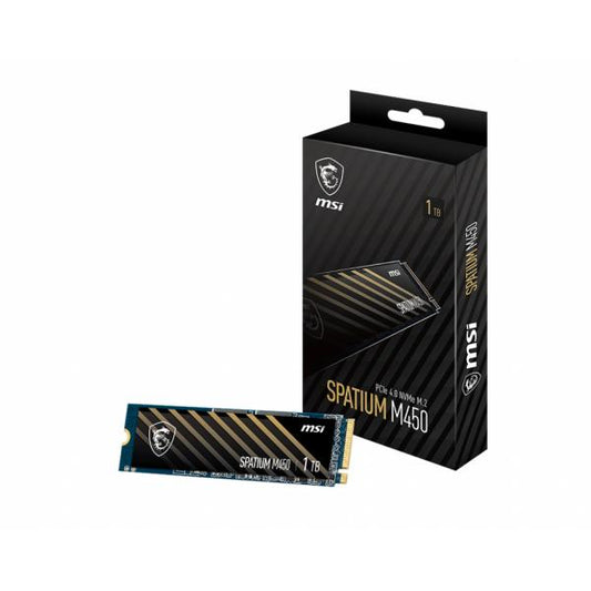 MSI SPATIUM M450 PCIe 4.0 NVMe M.2 1TB PCI Express 4.0 3D NAND [S78-440L980-P83]