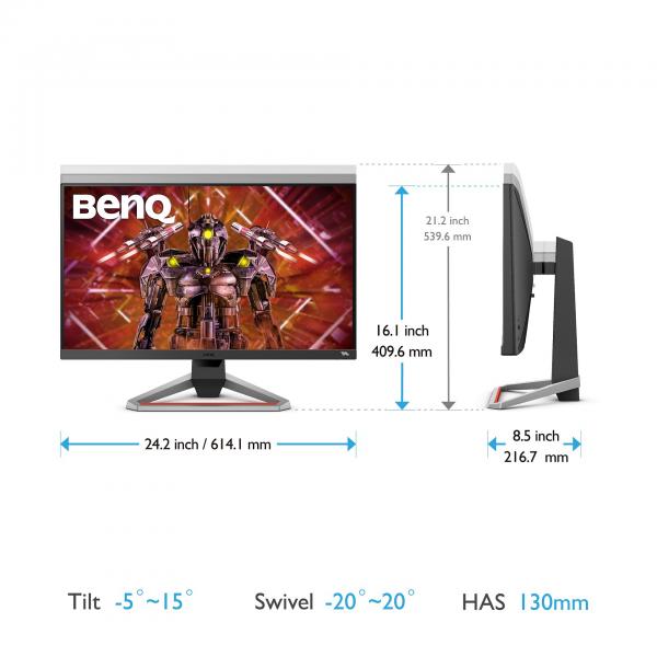 BenQ 9H.LKTLA.TBE Monitor PC 68,6 cm (27") 3840 x 2160 Pixel 4K Ultra HD LED Nero [EX2710U]