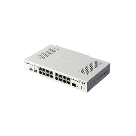 MikroTik, Cloud Core Router 2004-16G-2S+ with Annapurna Labs Alpine v2 CPU with 4x ARMv8-A Cortex-A57 cores running at 1.7GHz, 4GB of DDR4 RAM, 128MB NAND storage, 16 x Gbit LAN, 2x SFP+ po [CCR2004-16G-2S+PC]