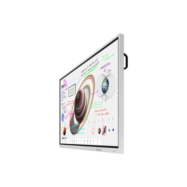 Samsung WM85B lavagna interattiva 2,16 m (85") 3840 x 2160 Pixel Touch screen Grigio, Bianco [LH85WMBWLGCXEN]