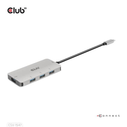 CLUB3D HUB USB GEN2 TYPE-C to 10Gbps 4x USB TYPE-A [CSV-1547]