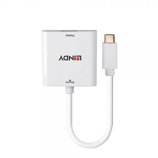 LINDY ADATTATORE DA USB-C A VGA [43355]