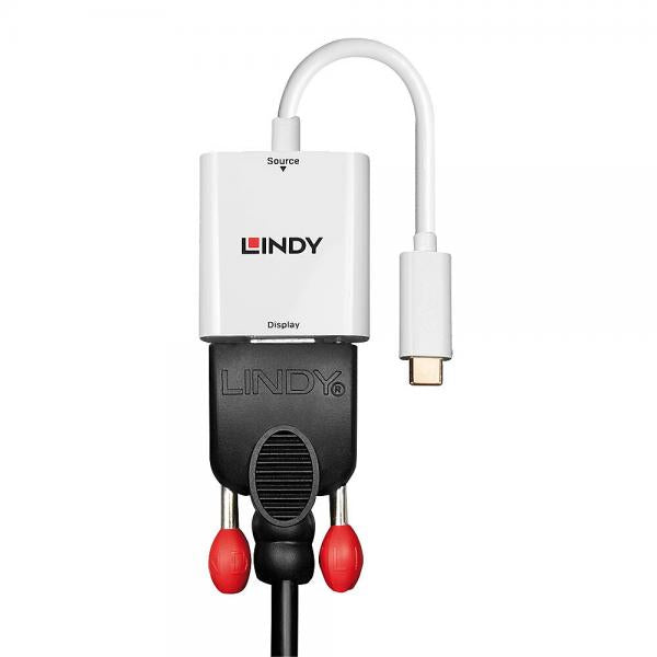 LINDY ADATTATORE DA USB-C A VGA [43355]