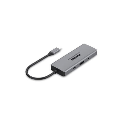 Hamlet HDKC-PD200A replicatore di porte e docking station per notebook Cablato USB 3.2 Gen 1 (3.1 Gen 1) Type-C Grigio [HDKC-PD200A]