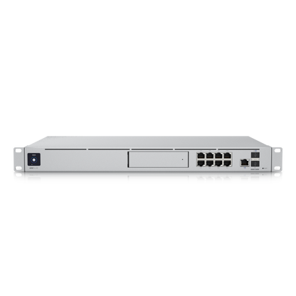 Ubiquiti - UDM-SE - UniFi Dream Machine SE with Quad-core ARM Cortex-A57 at 1.7 GHz, 4GB DDR4 RAM, x1 HDD 3.5" NVR (128 GB SSD integrated), 1U rack, 100+ devices, 1k+ clients, LAN x8 GbE R [UDM-SE-EU]