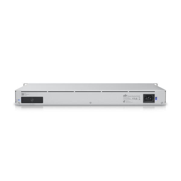 Ubiquiti - UDM-SE - UniFi Dream Machine SE with Quad-core ARM Cortex-A57 at 1.7 GHz, 4GB DDR4 RAM, x1 HDD 3.5" NVR (128 GB SSD integrated), 1U rack, 100+ devices, 1k+ clients, LAN x8 GbE R [UDM-SE-EU]