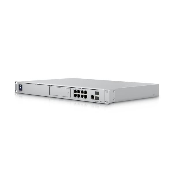 Ubiquiti - UDM-SE - UniFi Dream Machine SE with Quad-core ARM Cortex-A57 at 1.7 GHz, 4GB DDR4 RAM, x1 HDD 3.5" NVR (128 GB SSD integrated), 1U rack, 100+ devices, 1k+ clients, LAN x8 GbE R [UDM-SE-EU]