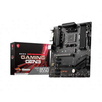 MSI MB AMD B550, B550 GAMING GEN3, AM4, 4DDR4, 6SATA3, 1 M PCIE/SATA [B550 GAMING GEN3]