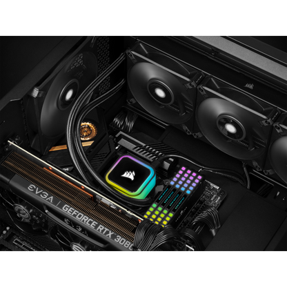 CORSAIR DISSIPATORE ICUE H150I ELITE RGB LIQUID CPU COOLER [CW-9060060-WW]