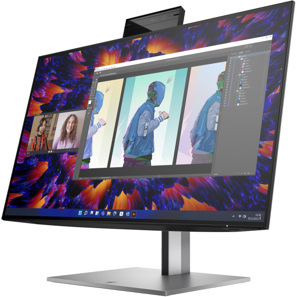 Hp Z24m G3 QHD - 24 pulgadas - Monitor LED IPS Quad HD - 2560x1440 - Pivote / HAS / RJ45 / USB-C / Webcam [4Q8N9AA#ABB] 