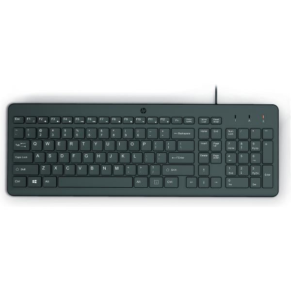 Hp 150 Wired Keyboard - QWERTY [664R5AA#ABB]