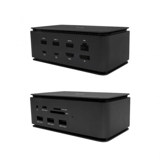 i-tec Metal USB4 Docking station Dual 4K HDMI DP + Power Delivery 80 W [USB4DUAL4KDOCKPD]