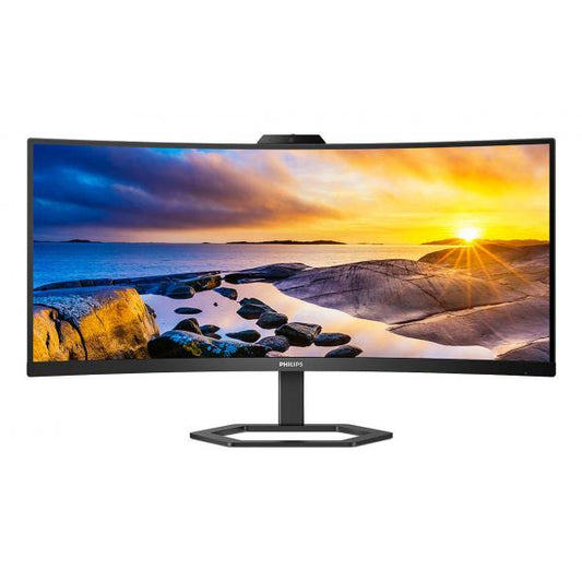 PHILIPS MONITOR CURVO 34 WLED VA 21:9 UWQHD 4MS, DP/HDMI, USB-C DOCKING, WEBCAM, REG ALTEZZA, MULTIM [34E1C5600HE]