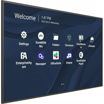 Viewsonic ViewBoard LED display - 98inch - 4K - 500 nits - Android 11 - 24/7 - USB-C - landscape & portrait [CDE9830]