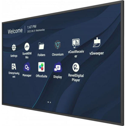 Viewsonic ViewBoard LED display - 98inch - 4K - 500 nits - Android 11 - 24/7 - USB-C - landscape & portrait [CDE9830]