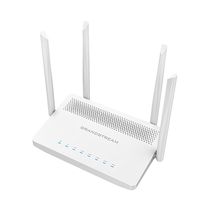 Grandstream GWN7052 - Wi-Fi Dual-Band Router, 1x GbE WAN, 4x GbE LAN, 1 USB 2.0, 1Gbps NAT routing, 30K NAT sessions, VPN (300Mbps), 22 MU-MIMO, up to 100 wireless clients, 1.27Gbps wireles [GWN7052]