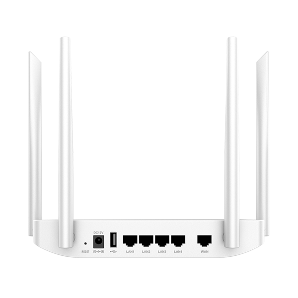 Grandstream GWN7052 - Wi-Fi Dual-Band Router, 1x GbE WAN, 4x GbE LAN, 1 USB 2.0, 1Gbps NAT routing, 30K NAT sessions, VPN (300Mbps), 22 MU-MIMO, up to 100 wireless clients, 1.27Gbps wireles [GWN7052]