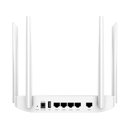 Grandstream GWN7052 - Wi-Fi Dual-Band Router, 1x GbE WAN, 4x GbE LAN, 1 USB 2.0, 1Gbps NAT routing, 30K NAT sessions, VPN (300Mbps), 22 MU-MIMO, up to 100 wireless clients, 1.27Gbps wireles [GWN7052]