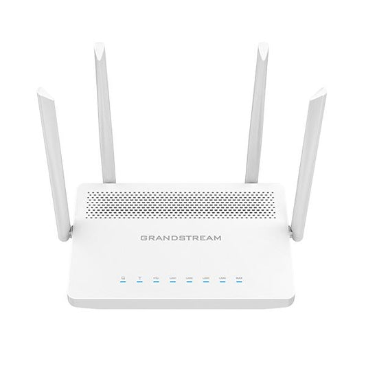 Grandstream GWN7052 - Wi-Fi Dual-Band Router, 1x GbE WAN, 4x GbE LAN, 1 USB 2.0, 1Gbps NAT routing, 30K NAT sessions, VPN (300Mbps), 22 MU-MIMO, up to 100 wireless clients, 1.27Gbps wireles [GWN7052]