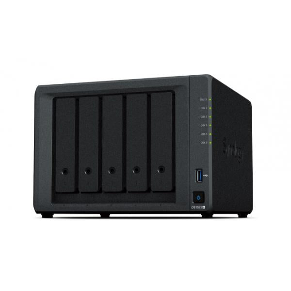 Synology DiskStation DS1522+ NAS y servidor de almacenamiento Torre Conexión LAN Ethernet Negro R1600 [DS1522+]