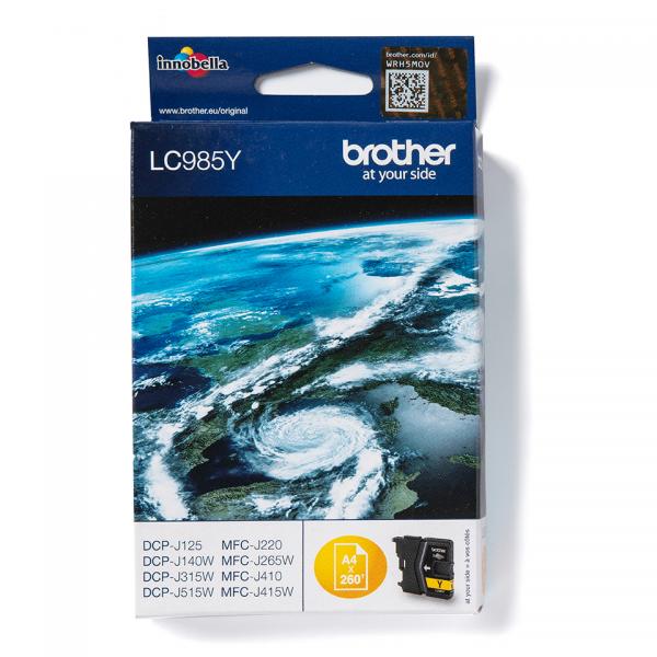 Brother LC985Y cartuccia d'inchiostro 1 pz Originale Giallo [LC985Y]