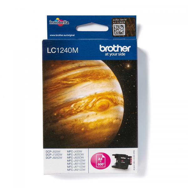 Brother LC1240M cartuccia d'inchiostro 1 pz Originale Magenta [LC1240M]