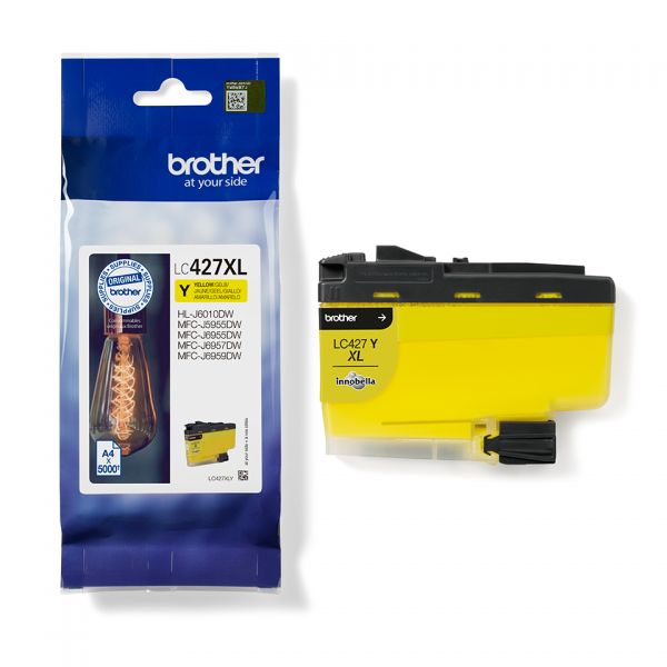 Brother LC427XLY cartucho de tinta 1ud Original Amarillo [LC427XLY]