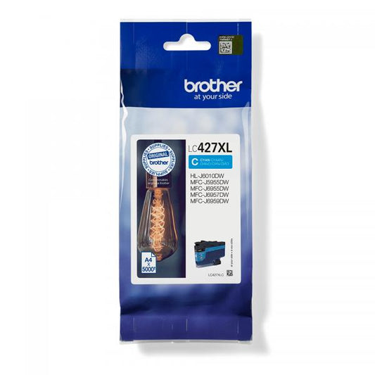 Brother LC427XLC cartucho de tinta 1ud Original Cian [LC427XLC]