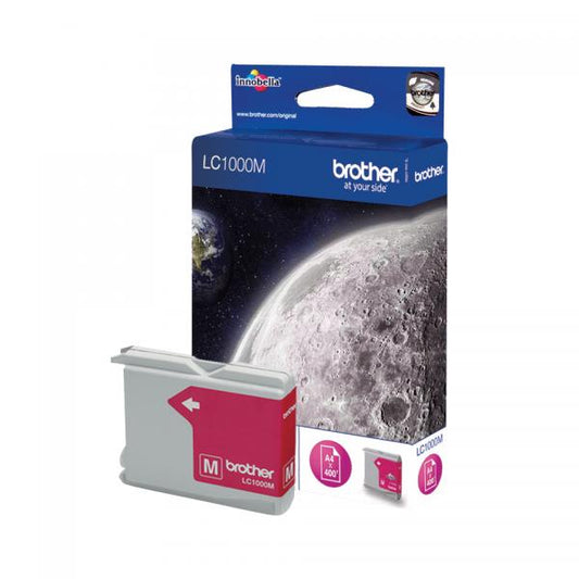 Brother LC1000M cartuccia d'inchiostro 1 pz Originale Magenta [LC1000M]