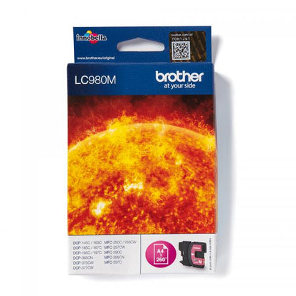 Brother LC980M cartuccia d'inchiostro 1 pz Originale Magenta [LC980M]