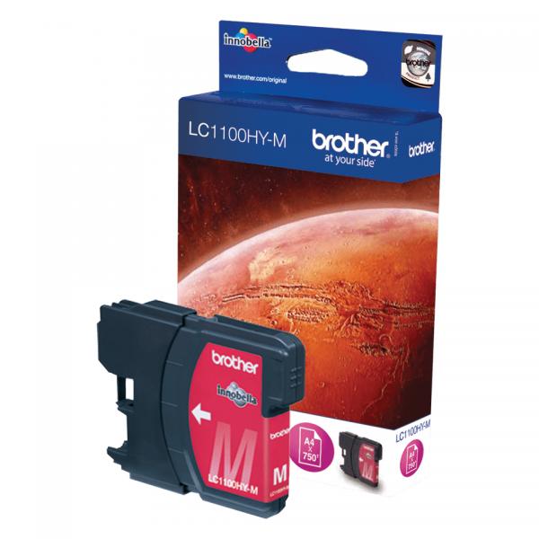 Brother LC1100HYM cartuccia d'inchiostro 1 pz Originale Resa elevata (XL) Magenta [LC1100HYM]