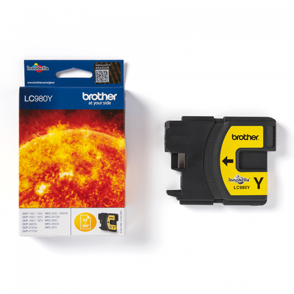 Brother LC980Y cartuccia d'inchiostro 1 pz Originale Giallo [LC980Y]