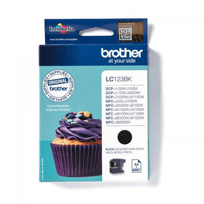 Brother LC123BK cartuccia d'inchiostro 1 pz Originale Nero [LC123BK]