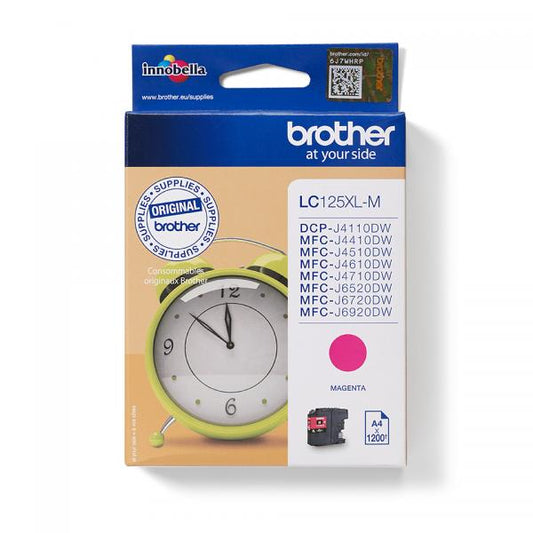 Brother LC125XLM cartuccia d'inchiostro 1 pz Originale Magenta [LC125XLM]