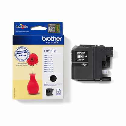 Brother LC121BK cartuccia d'inchiostro 1 pz Originale Nero [LC121BK]