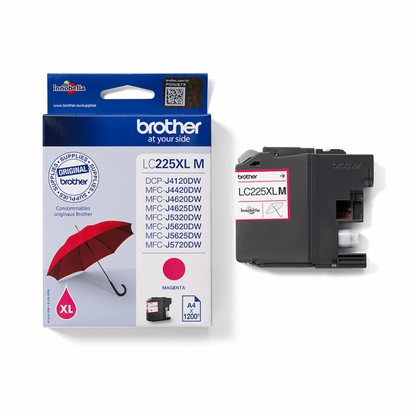 Brother LC225XLM Cartuccia originale inkjet XL - magenta [LC225XLM]