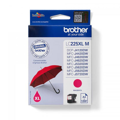 Brother LC225XLM Cartuccia originale inkjet XL - magenta [LC225XLM]