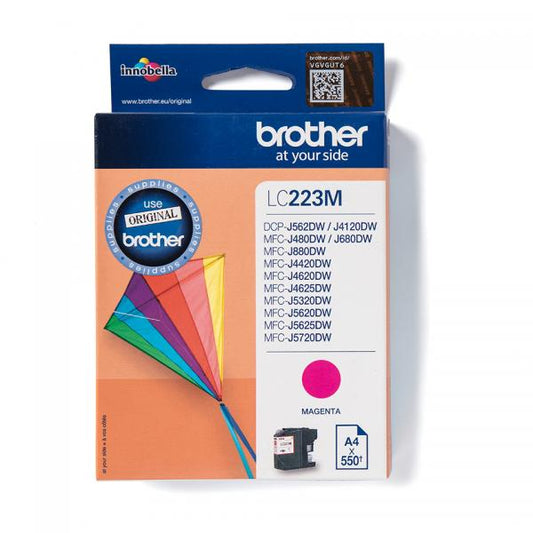 Brother LC223M cartuccia d'inchiostro 1 pz Originale Magenta [LC223M]