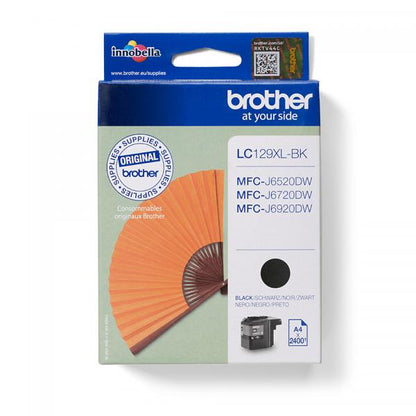 Brother LC-129XLBK cartuccia d'inchiostro 1 pz Originale Resa elevata (XL) Nero [LC129XLBK]