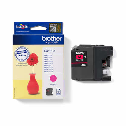 Brother LC121M cartuccia d'inchiostro 1 pz Originale Magenta [LC121M]