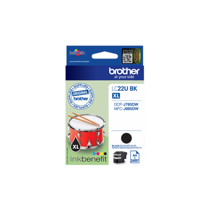 Brother LC22UBK cartuccia d'inchiostro 1 pz Originale Nero [LC22UBK]