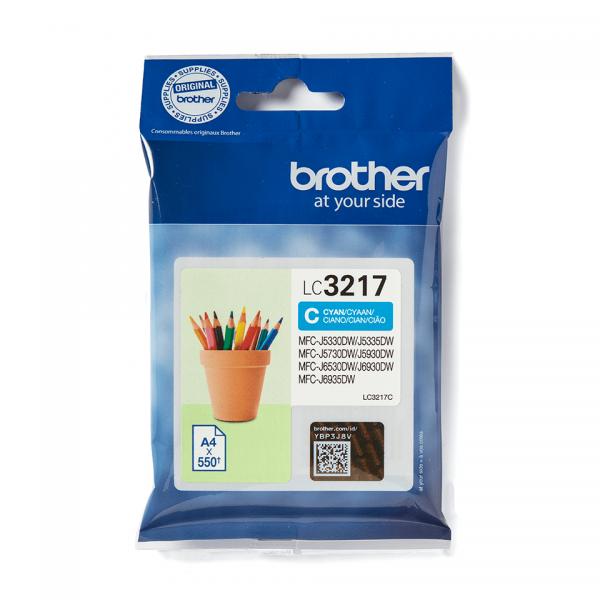 BROTHER CART INK CIANO PER MFC-J5330DW/5730DW 550PG SERIE LC-32 [LC3217C]