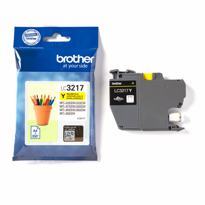 BROTHER CART INK GIALLO PER MFC-J5330DW/5730DW 550PAG SERIE LC-32 [LC3217Y]